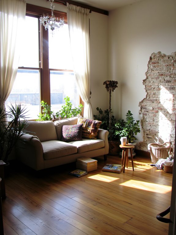 brighten spaces with windows