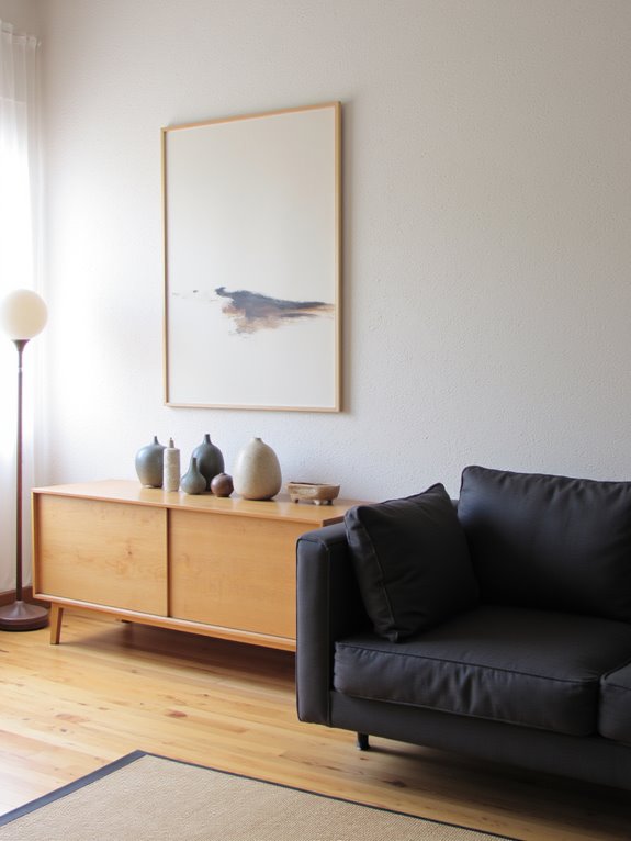 calming minimalistic nature art