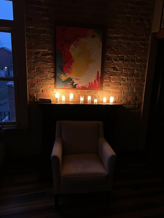 candlelit art ambiance magic