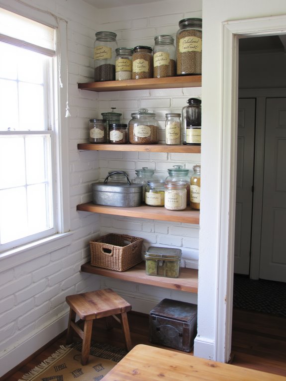 charming organized pantry labels