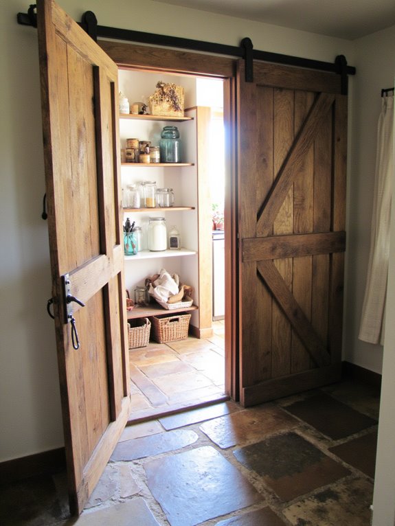 charming sliding barn door