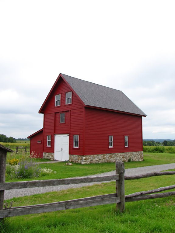 classic red barn nostalgia