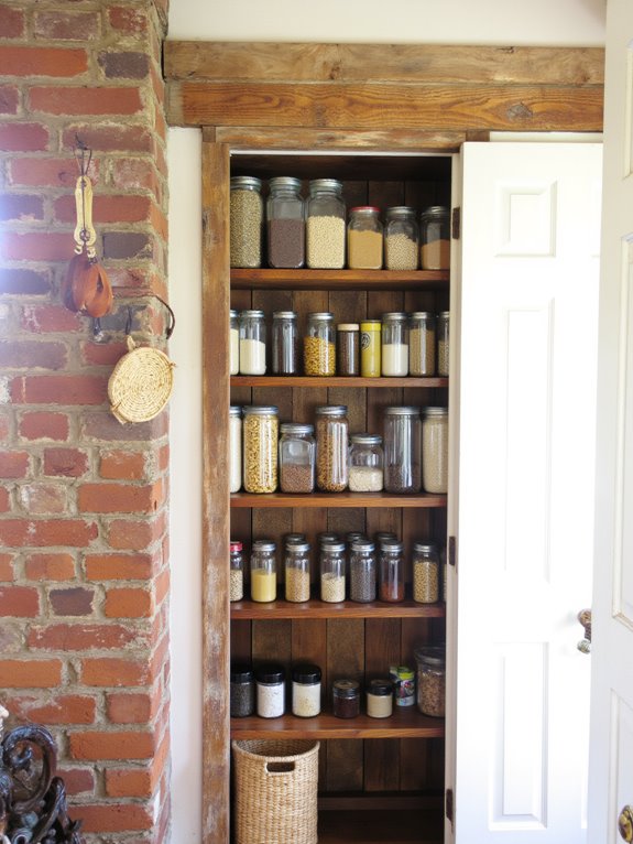 clear containers enhance organization