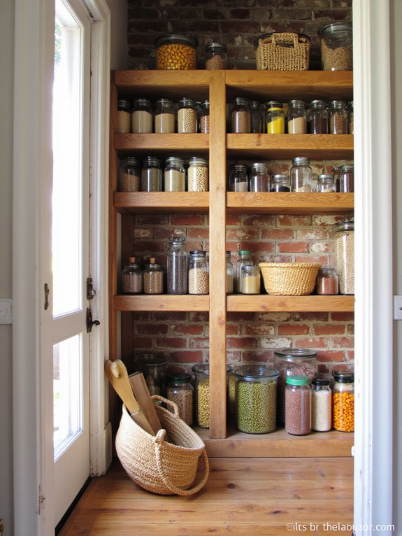 clear containers enhance organization