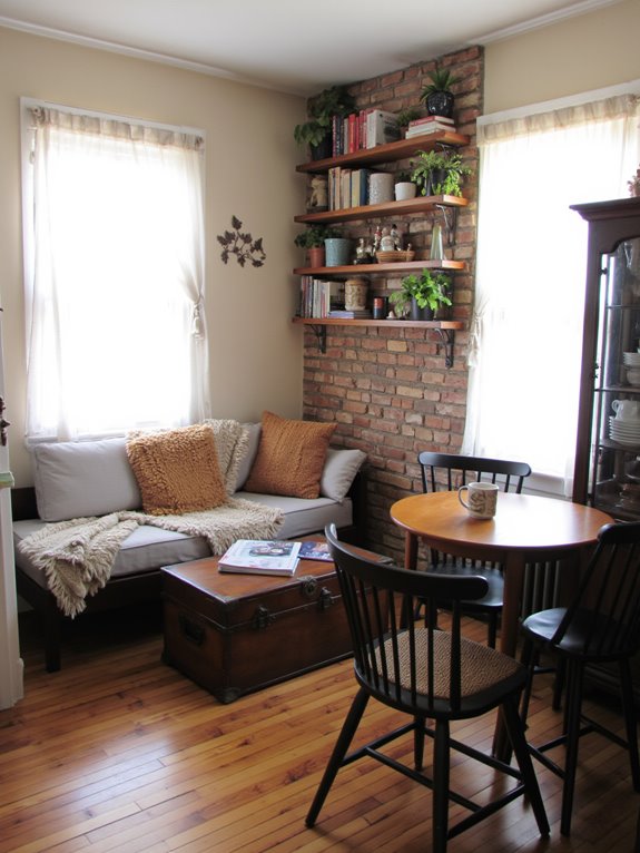 clever storage maximizes space