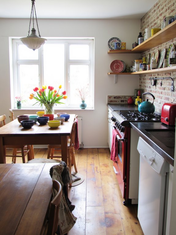 colorful kitchen accessories enhance