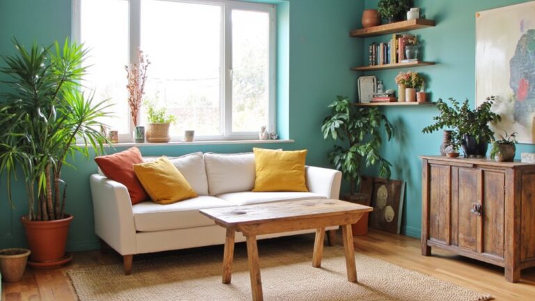 colorful scandinavian wall inspiration