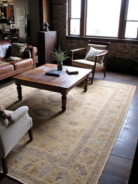 comfortable defined farmhouse spaces