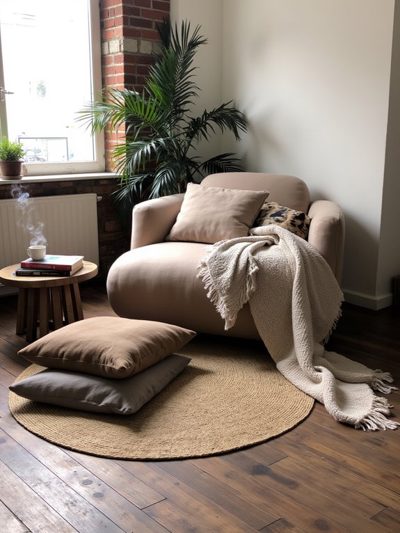 comfortable seating for relaxation