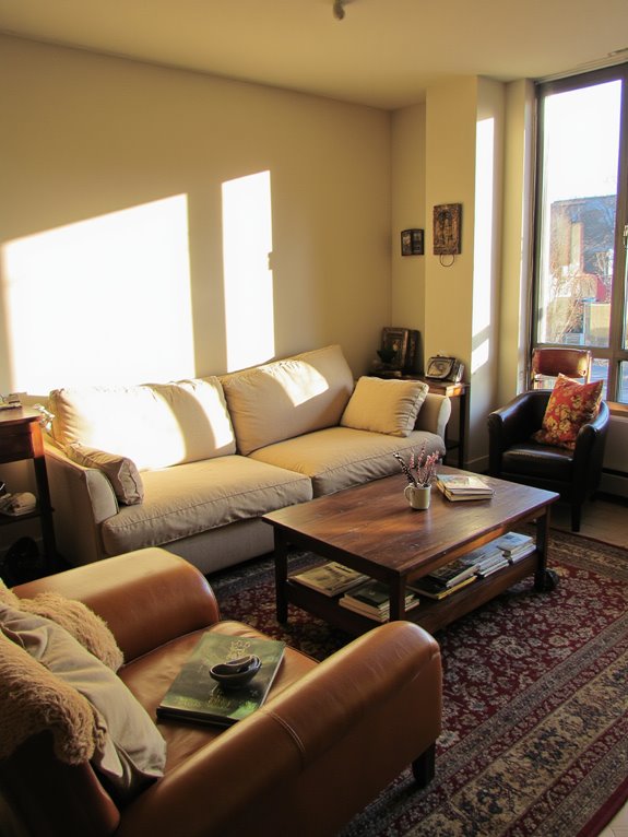 comfortable seating for relaxation