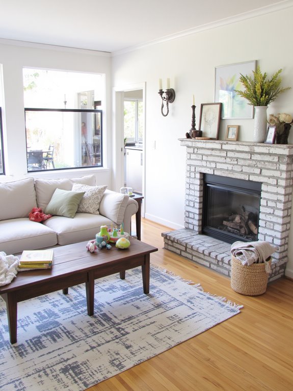 comfortable stylish family space