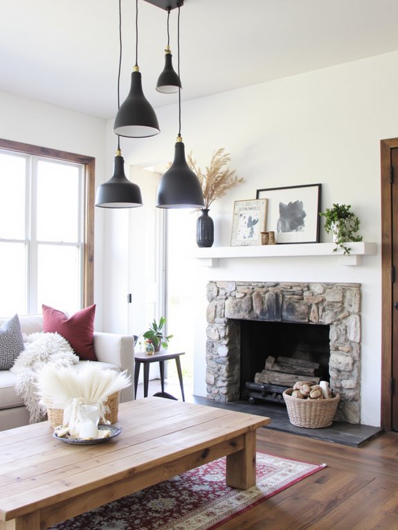 contemporary farmhouse lighting fixtures