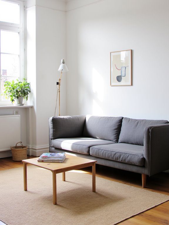 copenhagen style minimalist living