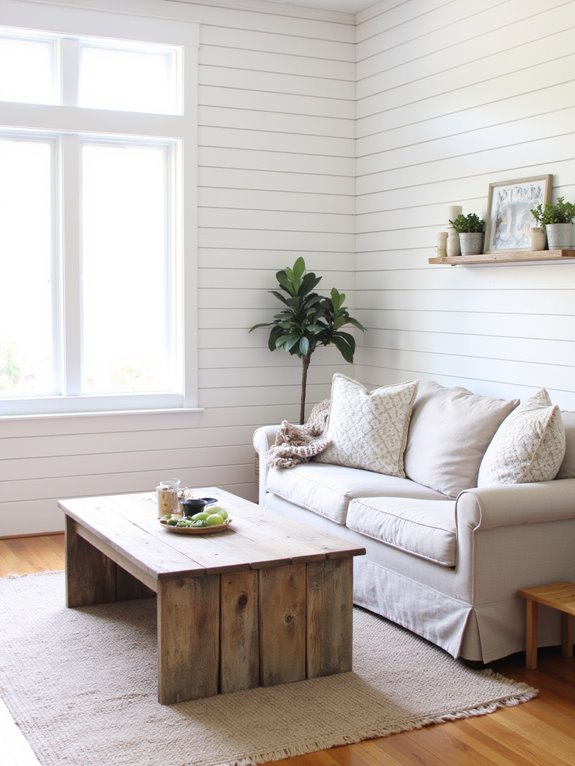 cottage charm through shiplap
