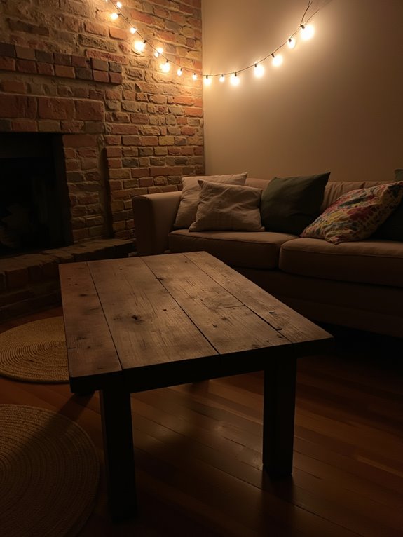 cozy ambiance with warm lighting