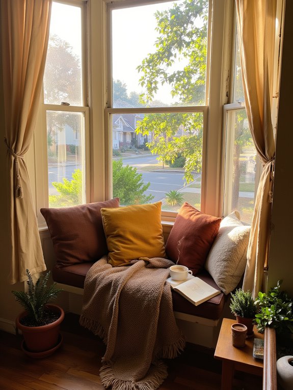 cozy bay window retreat