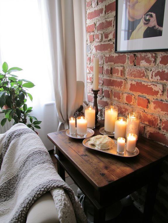 cozy candlelit atmosphere enhancement