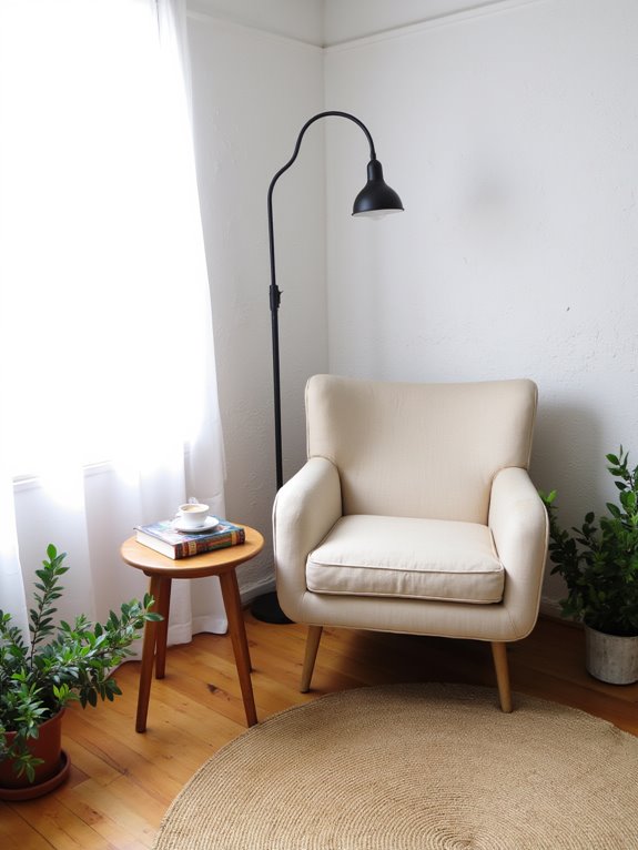 cozy chair warm throw