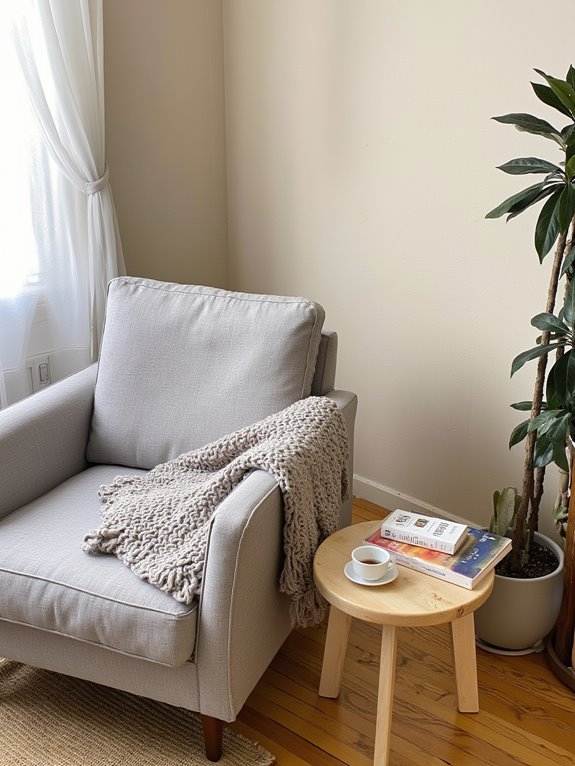 cozy corner for reading