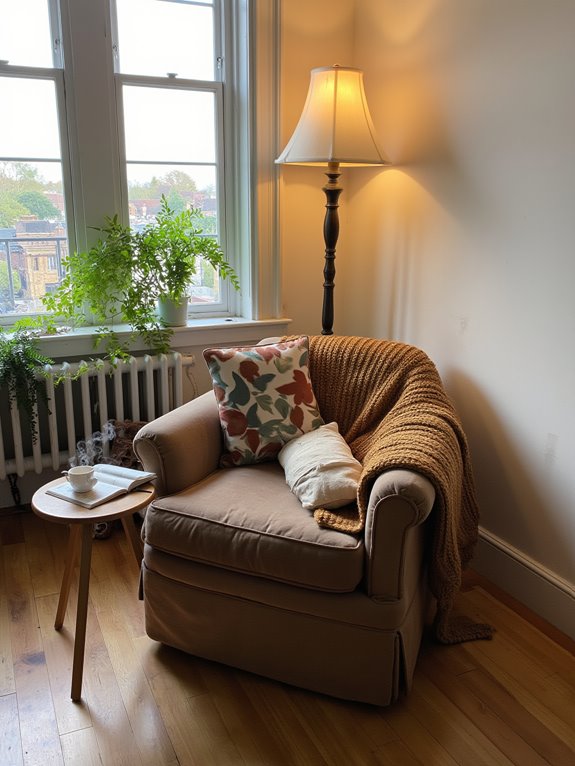 cozy corner for relaxation