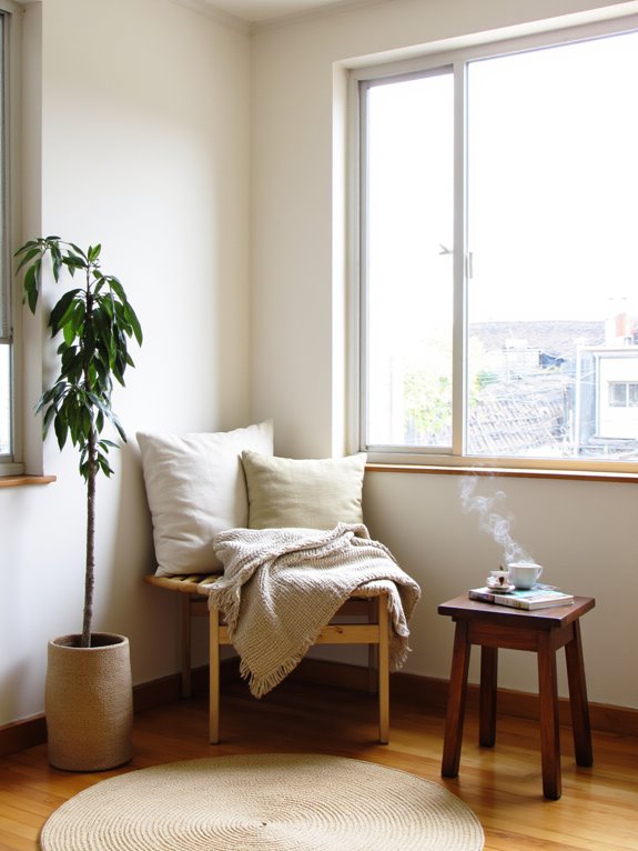 cozy corner relaxation space