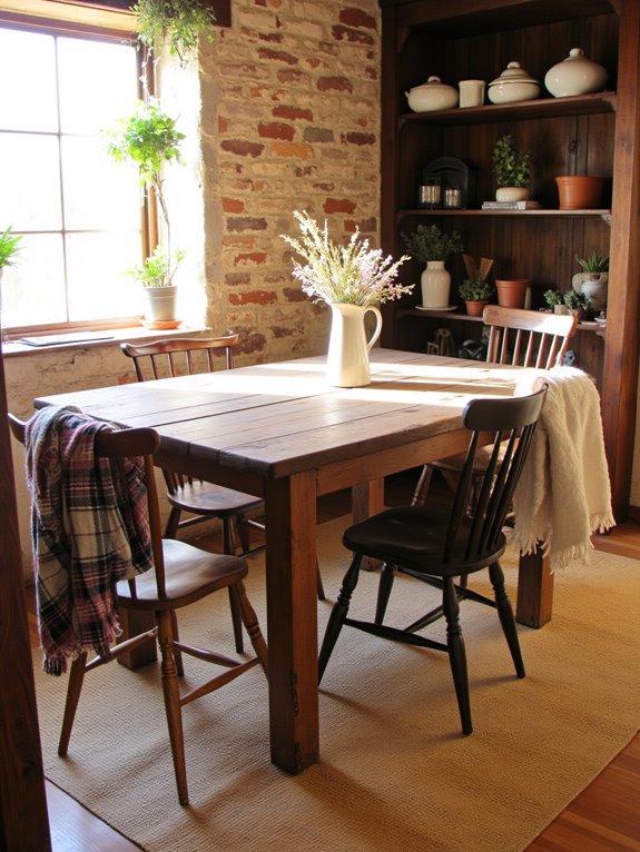 cozy dining and relaxation