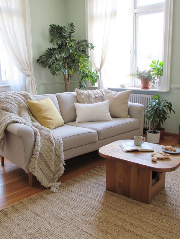 cozy fabrics create warmth