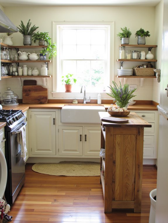 cozy farmhouse kitchen transformation