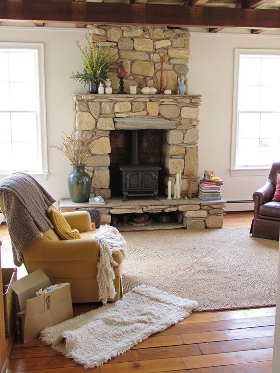 cozy fireplaces and stoves