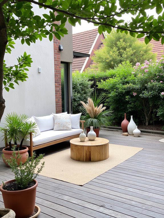 cozy inviting outdoor space