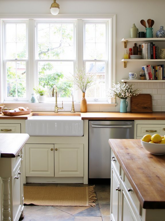cozy kitchen warm tones
