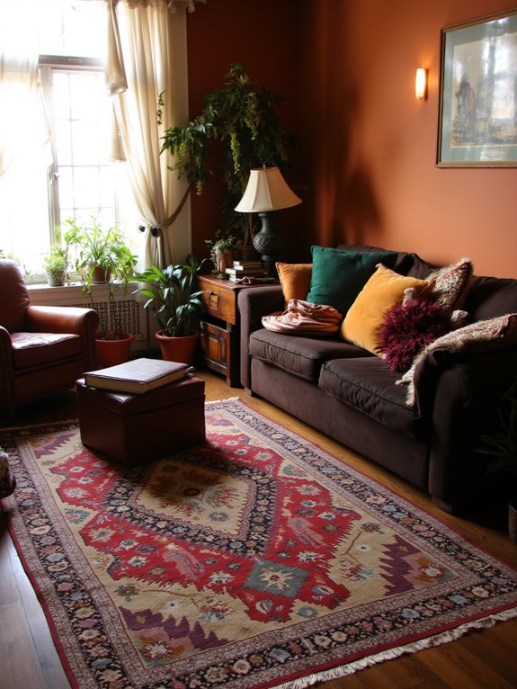 cozy layered earthy retreat