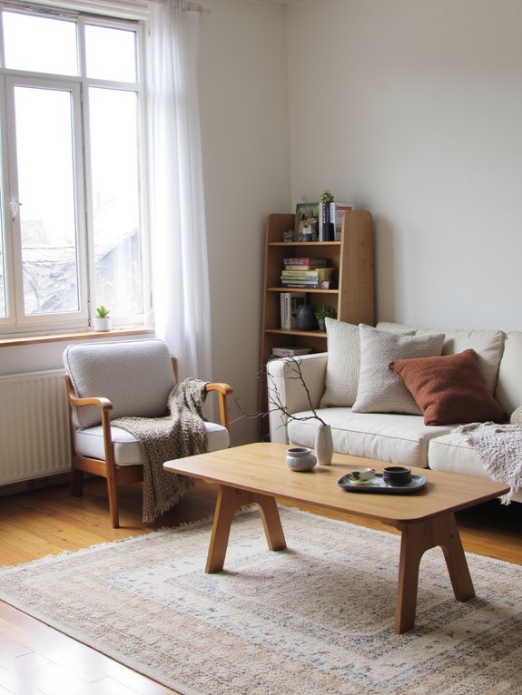 cozy layered textile atmosphere