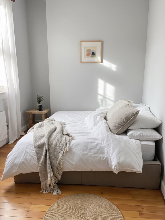 cozy minimalist bedroom design