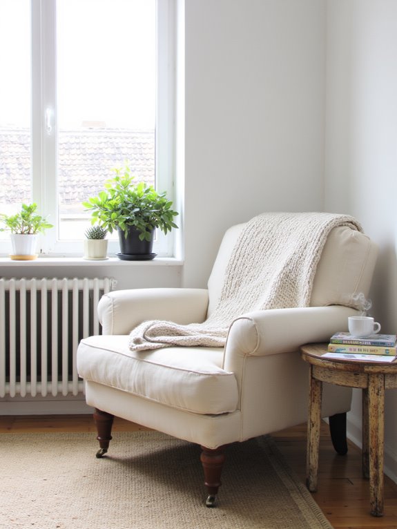 cozy nooks with textiles