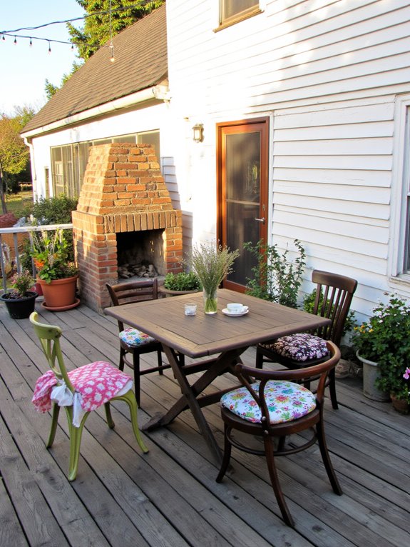 cozy outdoor living area