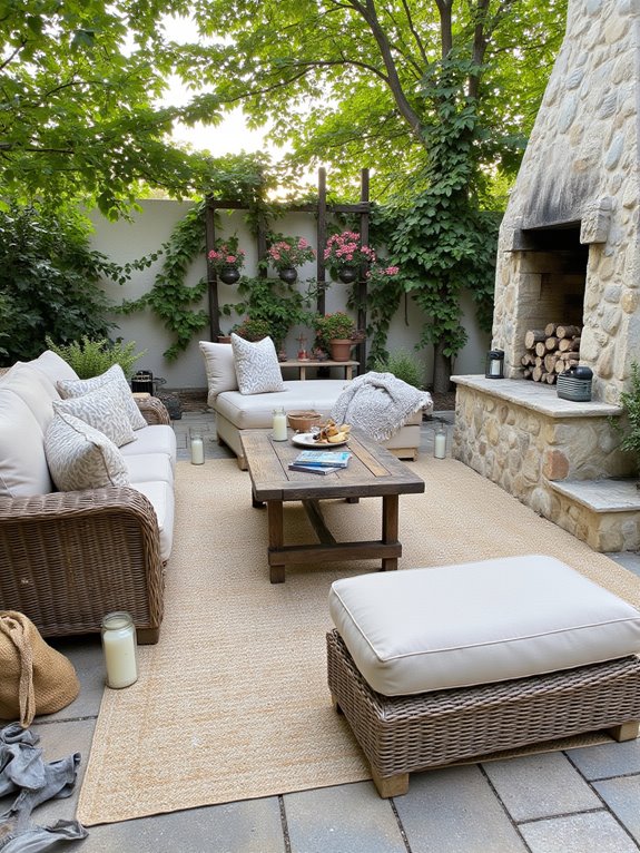 cozy outdoor relaxation retreat