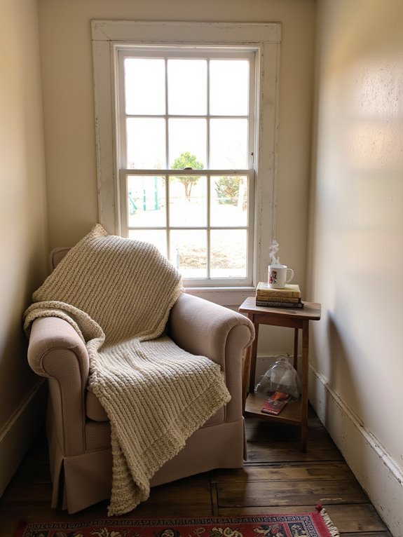 cozy reading nook retreat