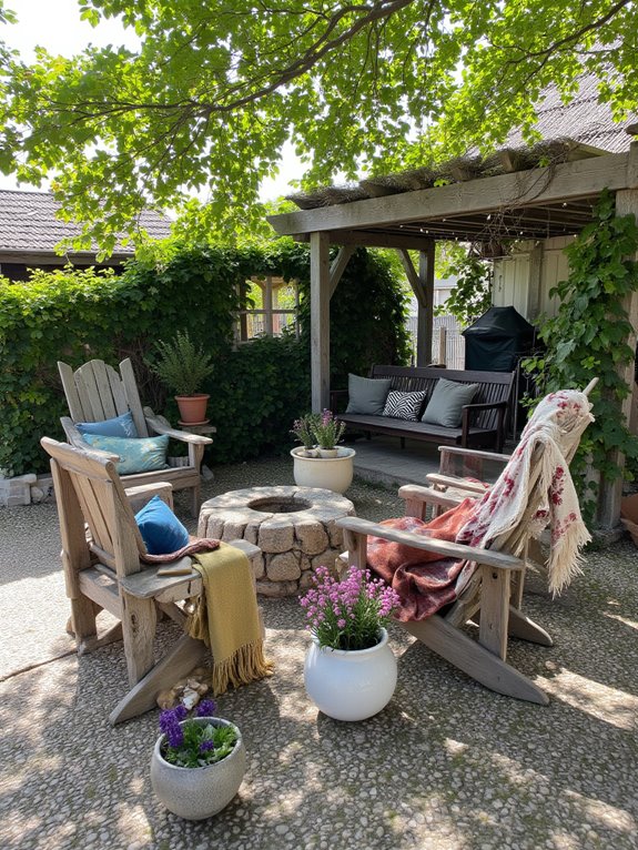 cozy rustic outdoor retreat