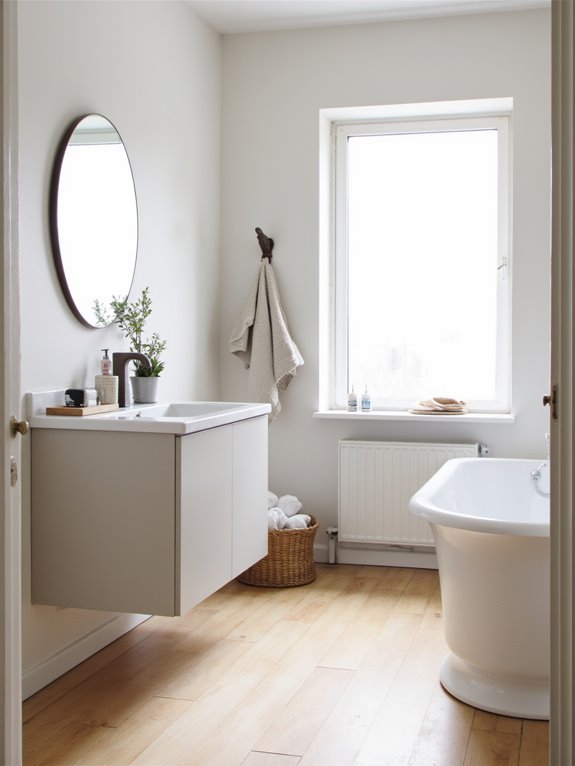 cozy scandinavian bathroom design