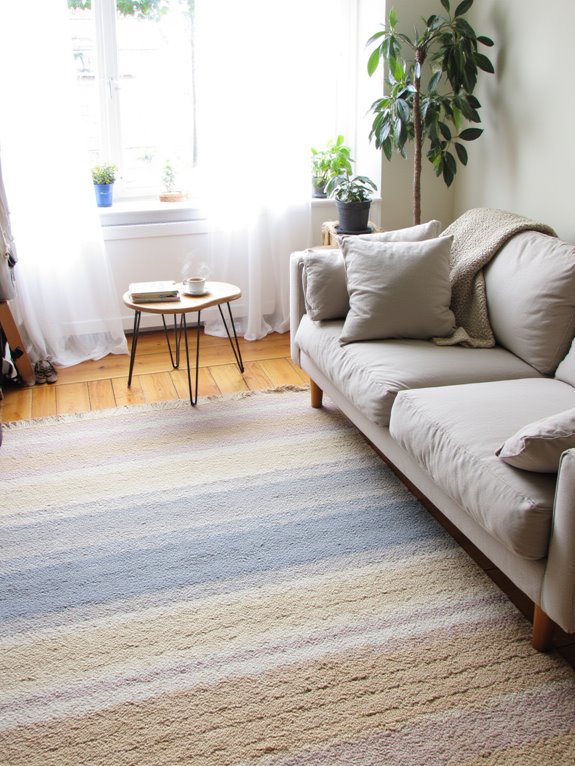 cozy scandinavian rug charm