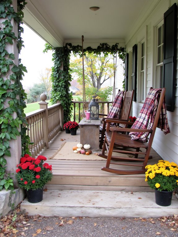 cozy seating and lighting