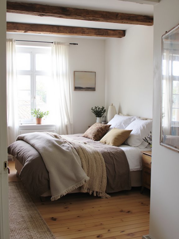 cozy serene bedroom atmosphere