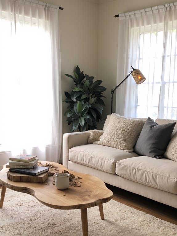 cozy soft texture layering