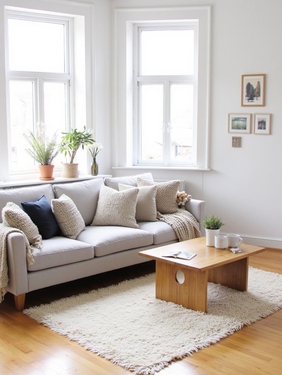 cozy textiles and materials