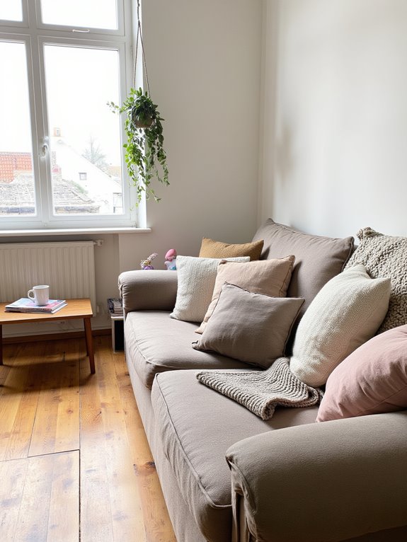 cozy textiles enhance comfort