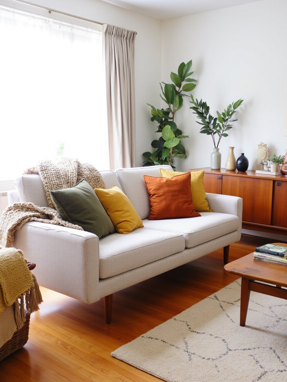 cozy textiles for warmth