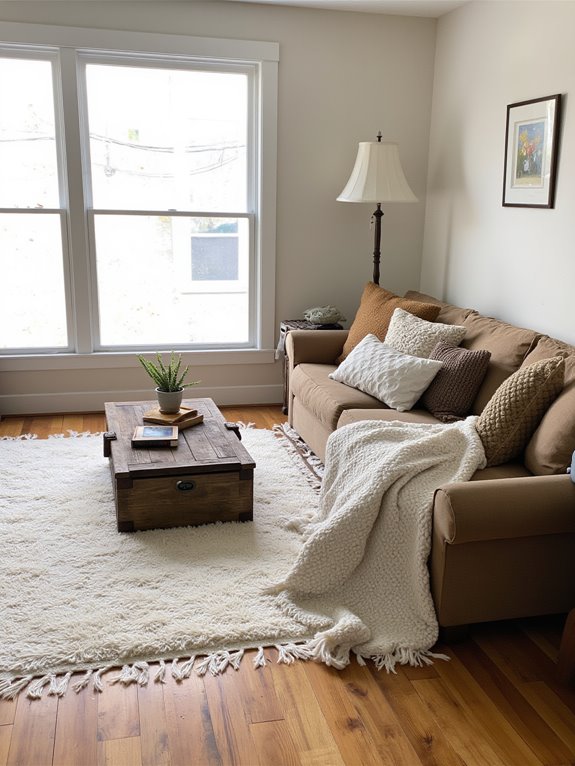 cozy textures enhance comfort