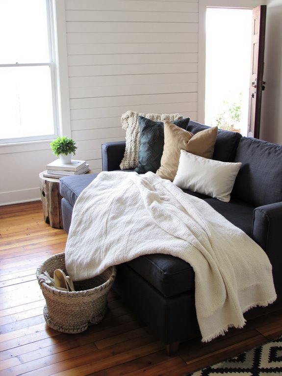 cozy textures for comfort