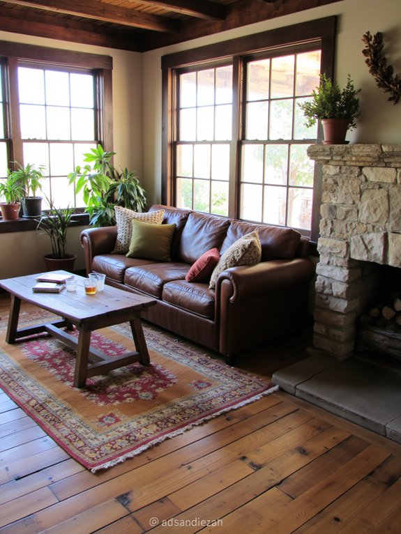 cozy warm earthy tones